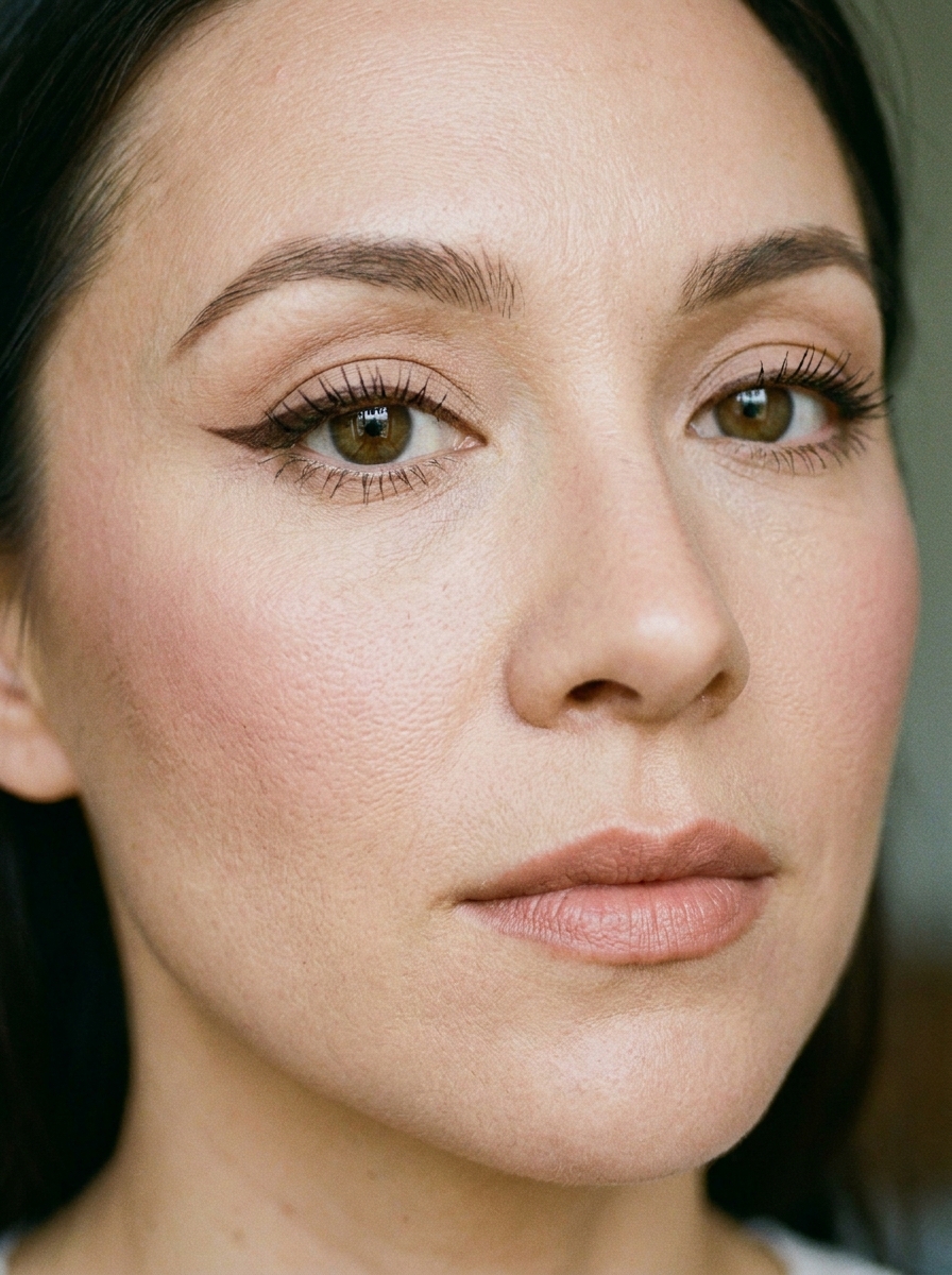 Espresso Wing & Nude Lip als Herbst Makeup Looks Inspiration 2026